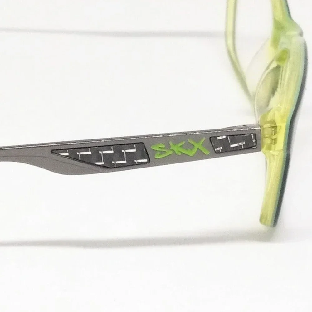 Skechers Children Black & Green Eyeglasses-SE1150-Rectangle-Plastic-Metal Arms